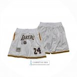 Pantalone Los Angeles Lakers Mitchell & Ness Hardwood Classics Blanco