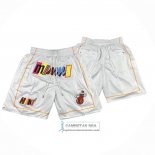 Pantalone Miami Heat Ciudad Just Don 2022-23 Blanco