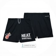 Pantalone Miami Heat Mitchell & Ness Hardwood Classics Negro