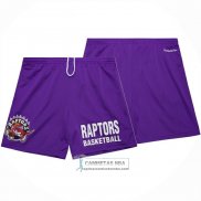 Pantalone Toronto Raptors Mitchell & Ness Hardwood Classics Violeta