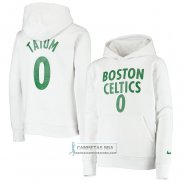Sudaderas con Capucha Boston Celtics Jayson Tatum Blanco