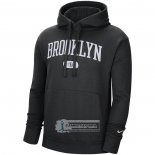 Sudaderas con Capucha Brooklyn Nets Heritage Essential Negro