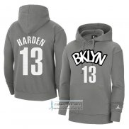 Sudaderas con Capucha Brooklyn Nets James Harden Statement Gris