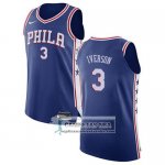 Camiseta 76ers Allen Iverson Icon 2017-18 Azul