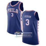 Camiseta 76ers Allen Iverson Icon 2017-18 Azul