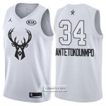 Camiseta All Star 2018 Bucks Giannis Antetokounmpo Blanco