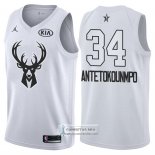 Camiseta All Star 2018 Bucks Giannis Antetokounmpo Blanco