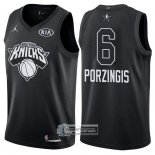 Camiseta All Star 2018 Knicks Kristaps Porzingis Negro