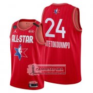 Camiseta All Star 2020 Milwaukee Bucks Giannis Antetokounmpo Rojo