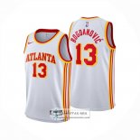 Camiseta Atlanta Hawks Bogdan Bogdanovic NO 13 Association 2024-25 Blanco