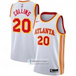 Camiseta Atlanta Hawks John Collins Association 2020-21 Blanco