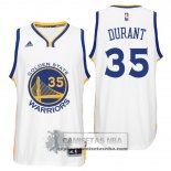 Camiseta Autentico Warriors Durant Blanco