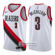 Camiseta Blazers C.j. Mccollum Swingman Association 2017-18 Blan