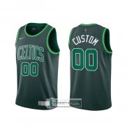 Camiseta Boston Celtics Personalizada Earned 2020-21 Verde