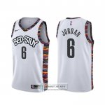 Camiseta Brooklyn Nets Deandre Jordan Ciudad 2019-20 Blanco