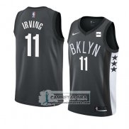 Camiseta Brooklyn Nets Kyrie Irving Statement 2019-20 Negro