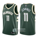 Camiseta Bucks Brandon Jennings Icon 2017-18 Verde