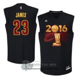 Camiseta Campeon Final Cavaliers James 2016 Negro