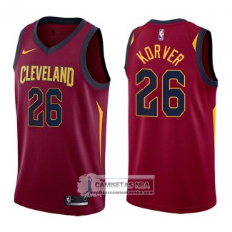 Camiseta Cavaliers Kyle Korver Icon 2017-18 Rojo