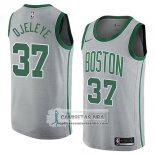 Camiseta Celtics Semi Ojeleye Ciudad 2018 Gris