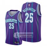 Camiseta Charlotte Hornets P. J. Washington Classic 2019-20 Violeta