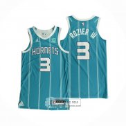 Camiseta Charlotte Hornets Terry Rozier III NO 3 Icon Autentico 2020-21 Verde