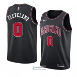 Camiseta Chicago Bulls Antonius Cleveland Statement 2018 Negro