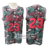 Camiseta Chicago Bulls Michael Jordan Camuflaje Verde