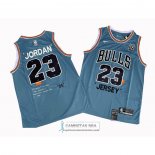 Camiseta Chicago Bulls Michael Jordan NO 23 Retro Azul