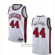 Camiseta Chicago Bulls Patrick Williams NO 44 Ciudad 2022-23 Blanco