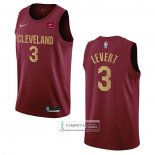 Camiseta Cleveland Cavaliers Caris Levert NO 3 Icon 2022-23 Rojo