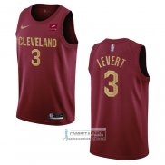 Camiseta Cleveland Cavaliers Caris Levert NO 3 Icon 2022-23 Rojo