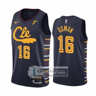 Camiseta Cleveland Cavaliers Cedi Osman Ciudad Azul