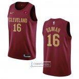 Camiseta Cleveland Cavaliers Cedi Osman NO 16 Icon 2022-23 Rojo