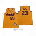 Camiseta Cleveland Cavaliers LeBron James NO 23 Mitchell & Ness 1970-74 Amarillo