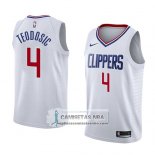 Camiseta Clippers Milos Teodosic Association 2018 Blanco