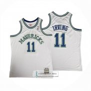 Camiseta Dallas Mavericks Kyrie Irving NO 11 Mitchell & Ness 2023-24 Blanco