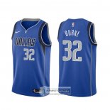 Camiseta Dallas Mavericks Trey Burke Icon Azul 2020