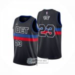 Camiseta Detroit Pistons Jaden Ivey NO 23 Statement 2024-25 Azul