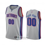 Camiseta Detroit Pistons Personalizada Statement 2020-21 Gris