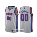 Camiseta Detroit Pistons Personalizada Statement Gris