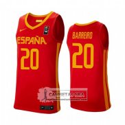 Camiseta Espana Jonathan Barreiro 2019 FIBA Baketball World Cup Rojo