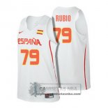 Camiseta Espana Rubio 2016 Blanco
