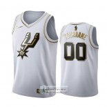 Camiseta Golden Edition San Antonio Spurs Personalizada Blanco