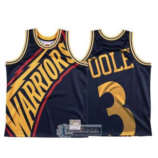 Camiseta Golden State Warriors Jordan Poole Mitchell & Ness Big Face Azul