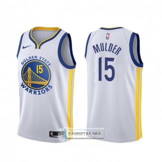 Camiseta Golden State Warriors Mychal Mulder Association Blanco