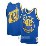 Camiseta Golden State Warriors Nate Thurmond Mitchell & Ness 1966-67 Azul