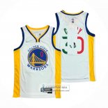 Camiseta Golden State Warriors Stephen Curry NO 30 2022 Slam Dunk Special Mexico Edition Blanco