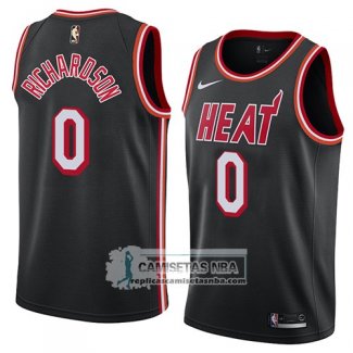 Camiseta Heat Josh Richardson Classic 2018 Negro