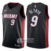 Camiseta Heat Kelly Olynyk Icon 2017-18 Negro